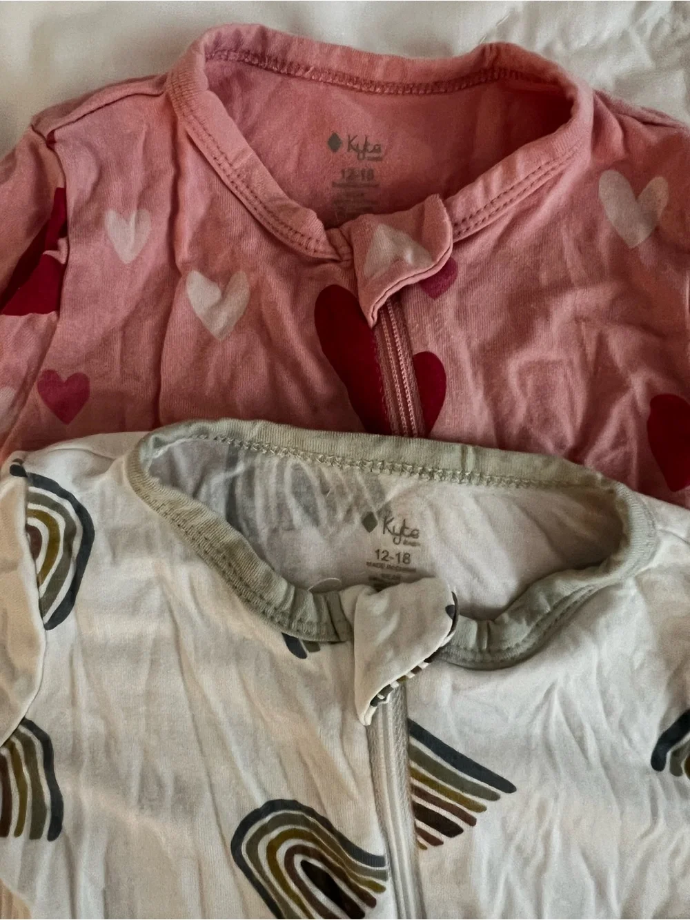 Kyte Baby - Bamboo Zippered Romper- Lot of 2